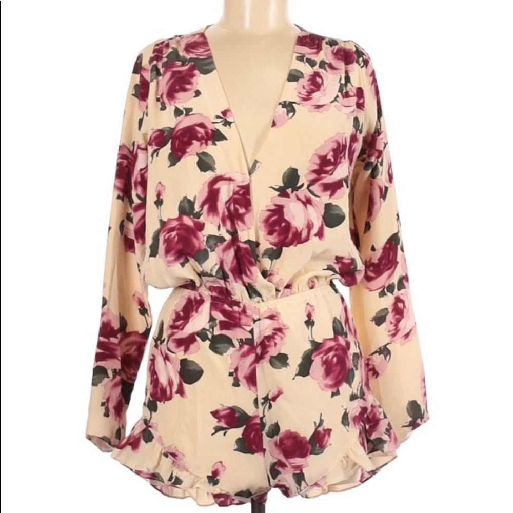 Stone Cold Fox Floral Romper